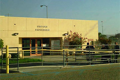 Visitor processing center at Chowchilla Women’s Facility. Photo: Facebook.