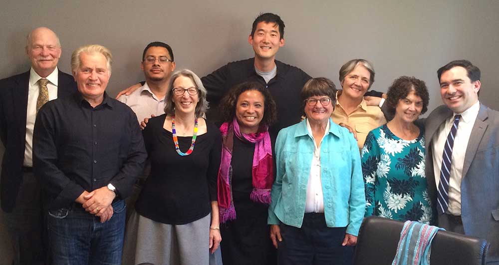 Helen Prejean, Martin Sheen with Santa Clara University Community Members