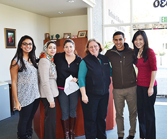 Immigration Staff and 2013 Fall Semester Students