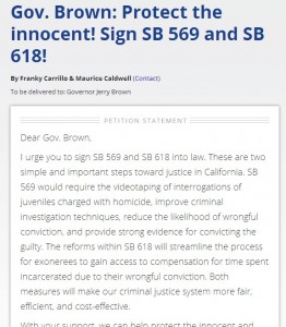 SB569 and SB618 petition graphic