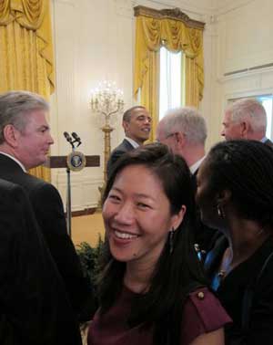 Colleen Chien and Obama