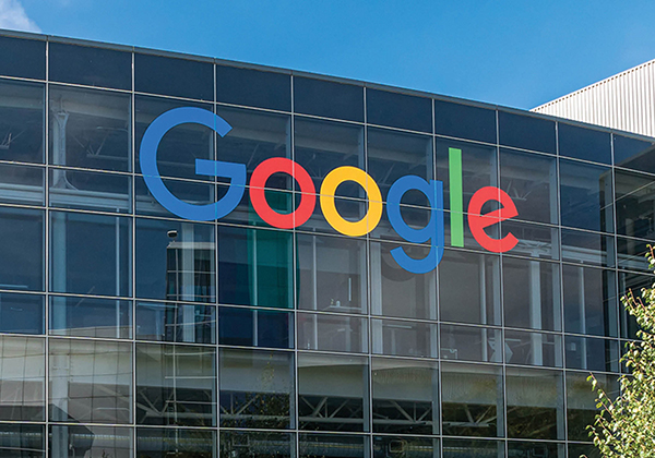 Google headquarters external logo shot