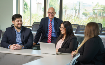 Dean Kaufman and Students