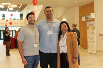 alums at the event
