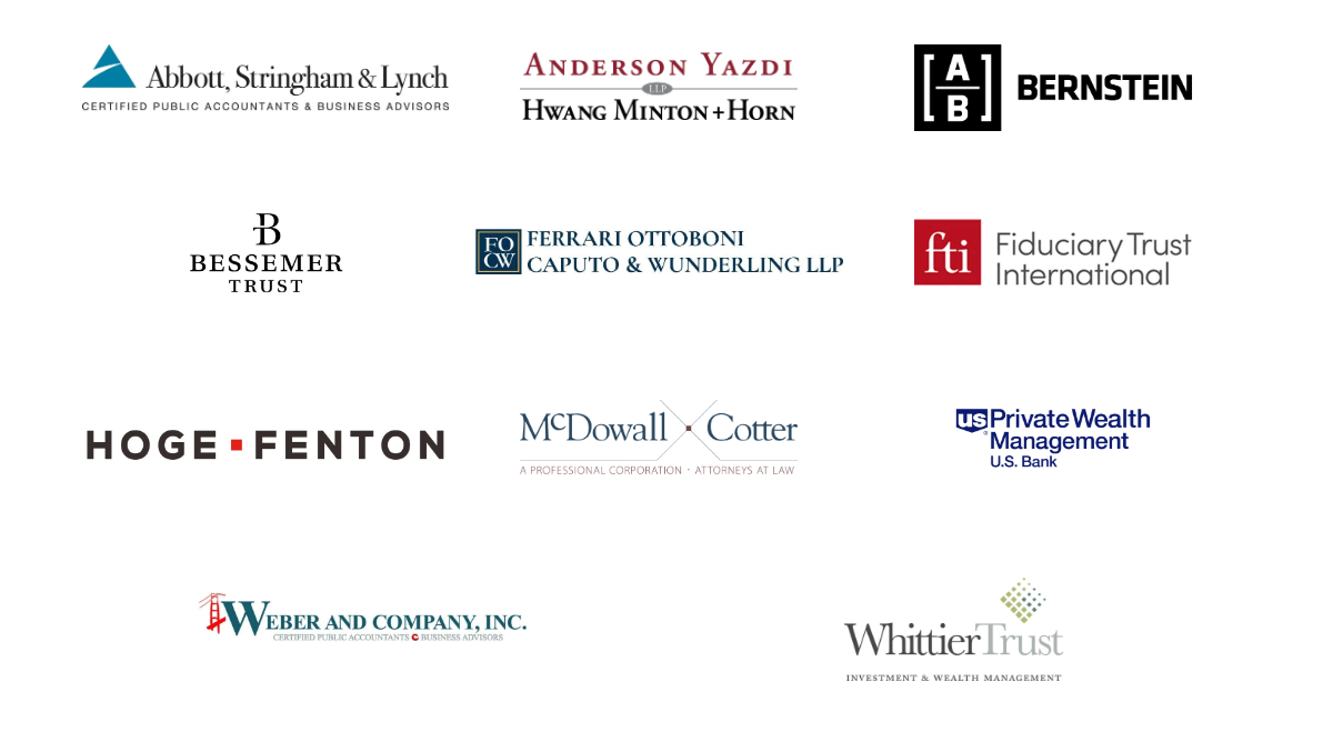 a bunch of company logos