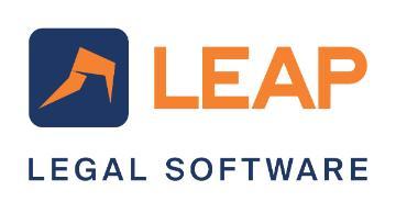 LEAP Legal Software Logo