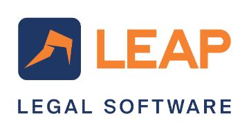LEAP Legal Software Logo