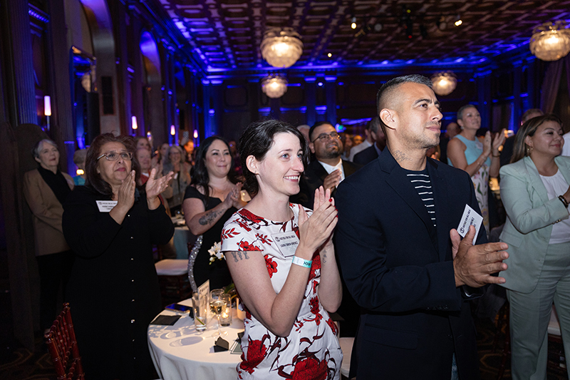 Guests Applauding at the NCIP Justice for All Gala 2023