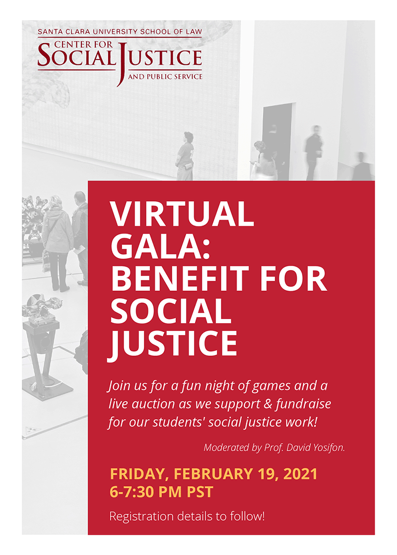 Benefit for Social Justice - February 19, 2021