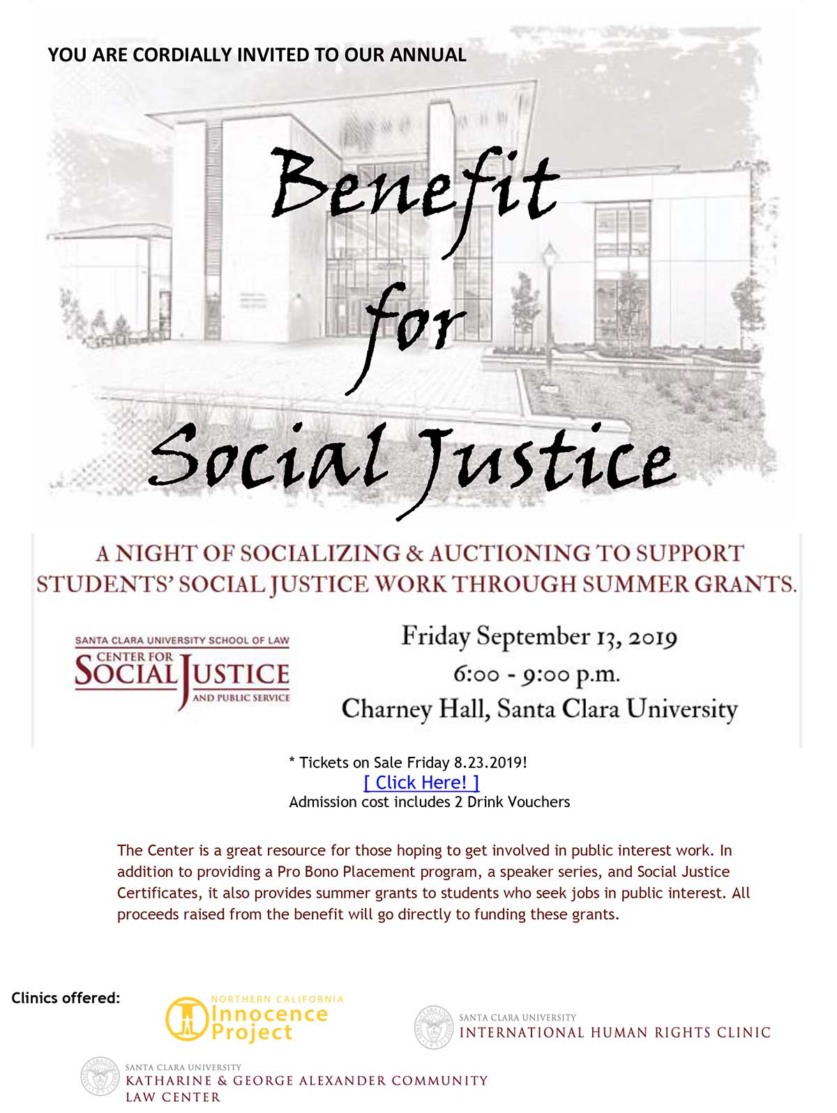 Benefit for Social Justice