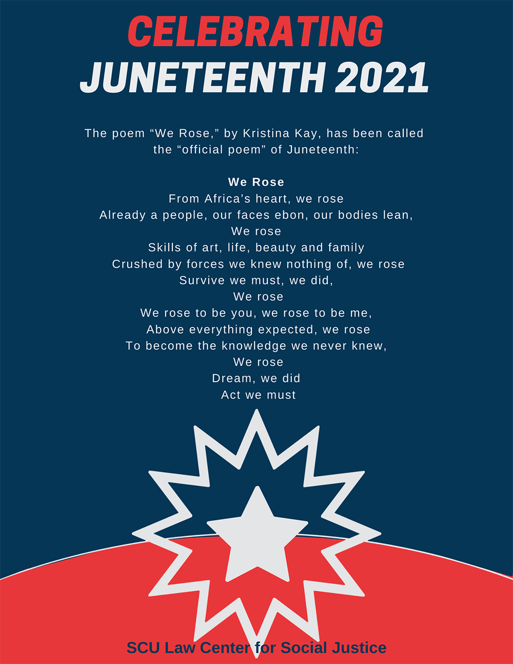 And Then We Rise - Juneteenth poem