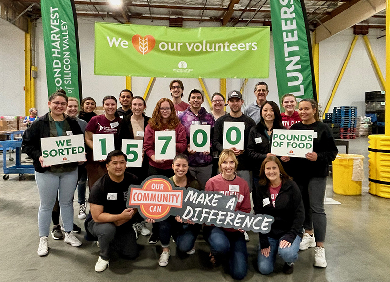 Law Students Volunteering at the Second Harvest Food Bank