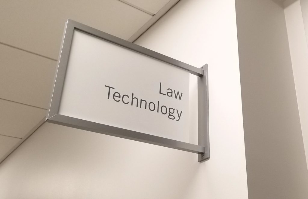 Law Technology Office Sign