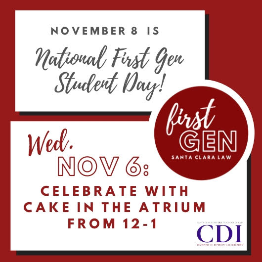 National First Gen Student Day Celebration November 6