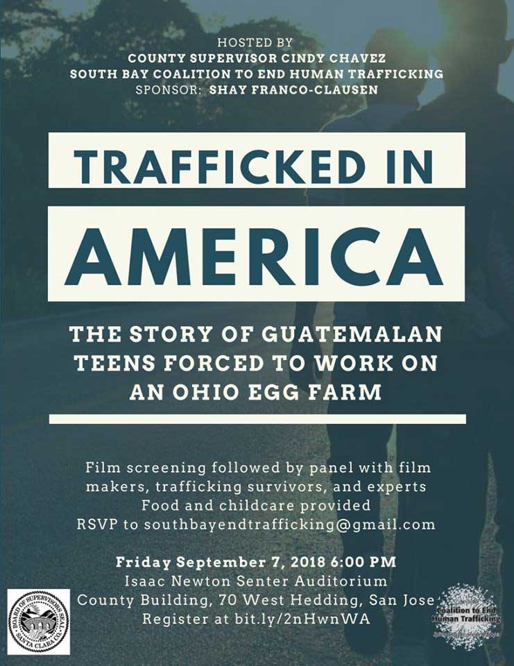 Trafficked in America film and discussion panel